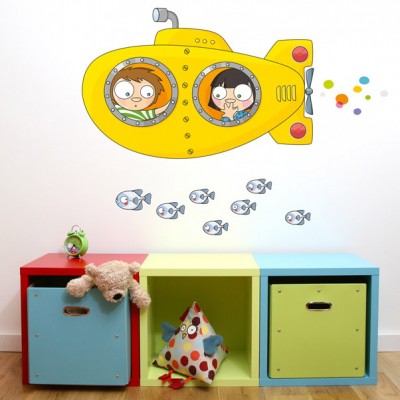 Sticker yellow submarine