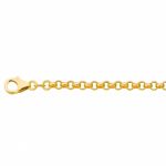 Bracelet maille jaseron (or jaune 375�) - Berceau magique bijoux