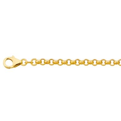 Bracelet maille jaseron (or jaune 375�) par Berceau magique bijoux