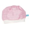 Bonnet b�b� mousseline rose