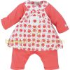 Combinaison robe Corail, rouge & co (naissance au 6 mois)