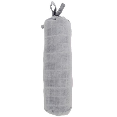 Drap housse en coton bio gris (60 x 120 cm)