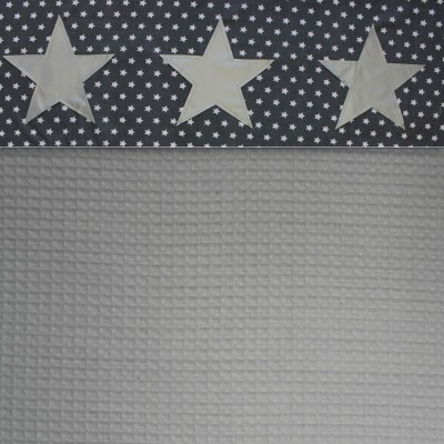 Drap de lit silver star gris (120 x 150 cm)