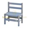 Chaise basse bleu azur
