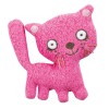 Chat Ninon hochet Rose (13 cm)