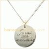 Collier ''Je suis une merveille'' (Argent)