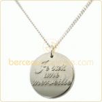 Collier ''Je suis une merveille'' (Argent) - M�r�sine