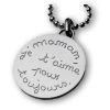 Grande M�daille ''Maman je t'aime pour toujours'' (Argent)