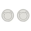Poign�es contemporaines Merlin pour commode ou armoire b�b� (lot de 2)