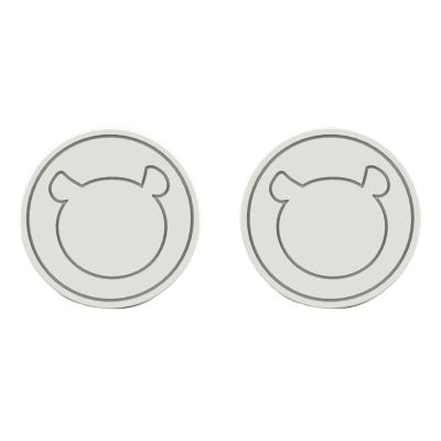 Poign�es contemporaines Merlin pour commode ou armoire b�b� (lot de 2) par Noukie's