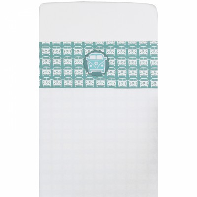 Drap de berceau little van bleu (80 x 100 cm)