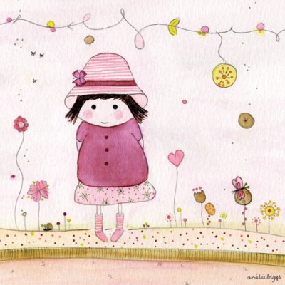 Tableau eléonore by amélie biggs (30 x 30 cm)
