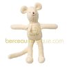 Souris ''dent de lait'' polaire �cru (22 cm)