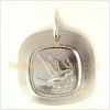M�daille colombe au rameau d'olivier (or jaune)