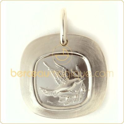 M�daille colombe au rameau d'olivier (or jaune) par La Monnaie de Paris