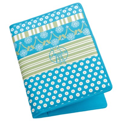 Housse de carnet de sant� Multimix Bleu par L�ssig