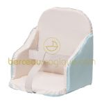 Coussin de chaise � sangles (bleu ou rose) - Tin�o