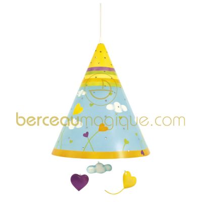 Suspension lumineuse nuit�jours l'amoureux par L'oiseau bateau