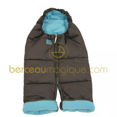 Combizip marron glac� et turquoise (taille 1) par Red Castle