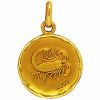 M�daille cachet scorpion (or jaune)