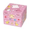 Coffret cube ''Robe rose''