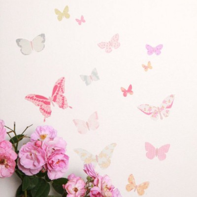 Mini sticker papillons fille butterflies girly