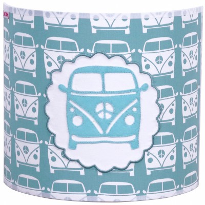 Applique murale circulaire little van bleu