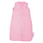 Gigoteuse 6-12 mois l�g�re en mousseline de coton rose - WALLABOO