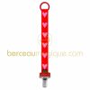 Attache sucette sweet hearts