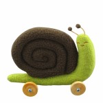 Mini escargot � roulettes (15 cm) - Trousselier