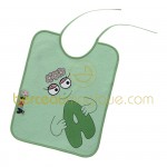Bavoir 1er �ge Barbamama vert - Babycalin