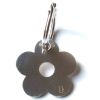 Porte-cl�s marguerite (argent massif) 