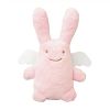 Ange lapin musical rose (24 cm)