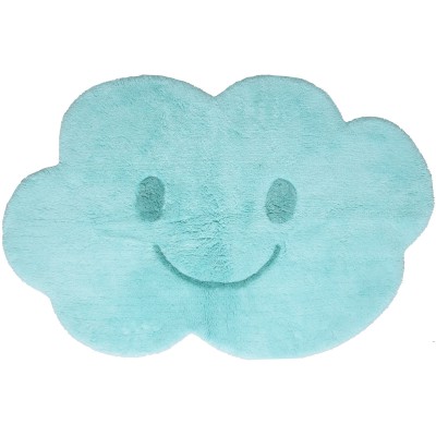 Tapis lavable nimbus nuage bleu (75 x 115 cm)