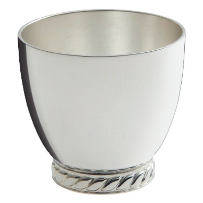 Coquetier Marine (m�tal argent�) par Ercuis