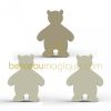 Poign�es ludiques Baboum Zamba et Hippoum beige (lot de 3)
