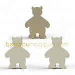 Poign�es ludiques Baboum Zamba et Hippoum beige (lot de 3) - Noukie's