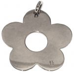 Pendentif marguerite (or blanc) - Loupidou