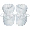 Chaussons Cachemire ciel (0-3 mois)