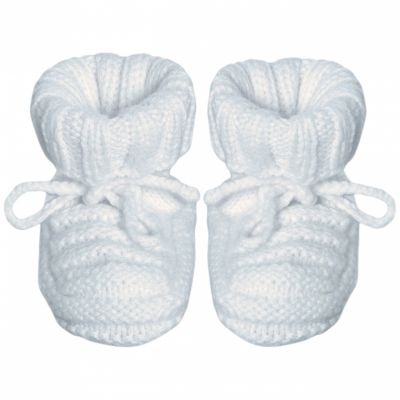 Chaussons Cachemire ciel (0-3 mois) par Red Castle