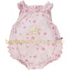 Combinaison courte Aquarelle rose (1 mois au 12 mois)