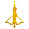 Pendentif breloque sagittaire (or jaune)