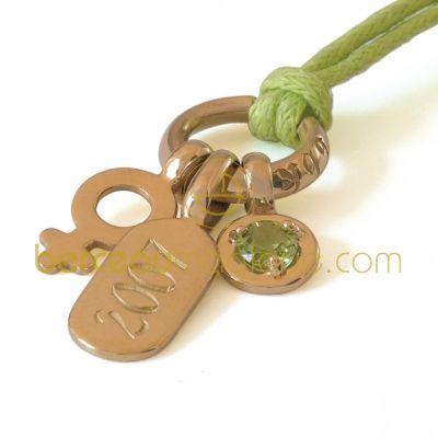 Pendentif Pogo pierre fine (fille ou gar�on) (Or jaune) par Mikado