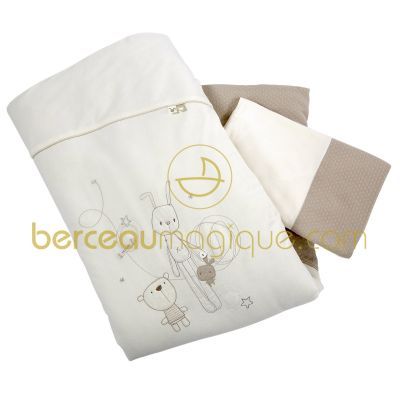 Couverture molletonn�e et sa taie d'oreiller Millie & Boris (110 x 130 cm)  par Mamas and Papas