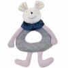 Anneau-hochet souris Aim� et C�leste