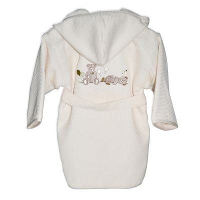 Peignoir � capuche Nounours (2 ans) par La maison des abeilles