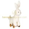 Mini lapin � roulettes ivoire (17 cm)