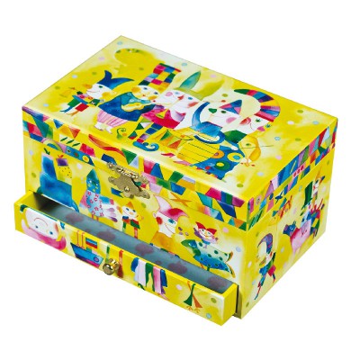 Bo�te � bijoux musicale 1 tiroir La F�te par Trousselier