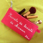 Pochette F�te des M�res fuchsia personnalisable - Les Griottes