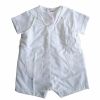 Tenue de bapt�me blanche barboteuse (1 mois � 4 ans)